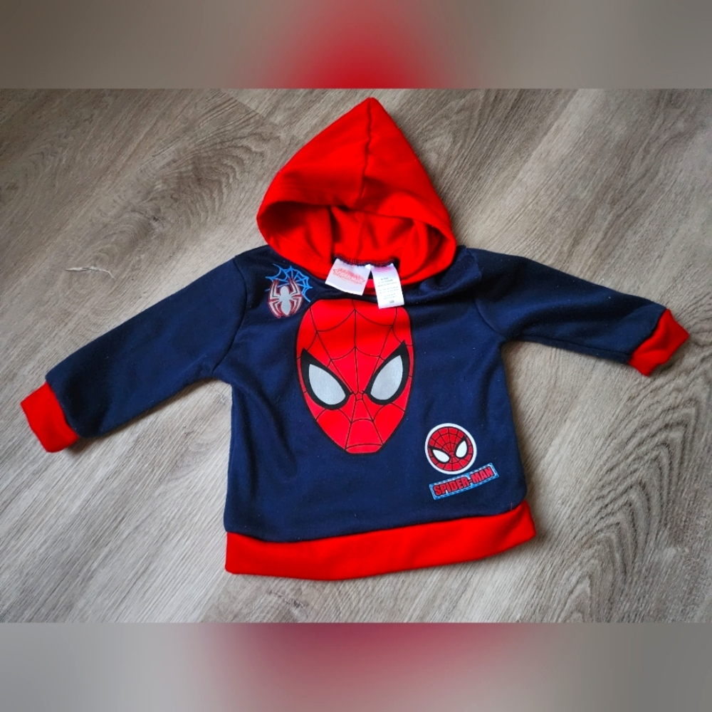 Spider Man Hoodie Toddler Boy Size 18 Months‎